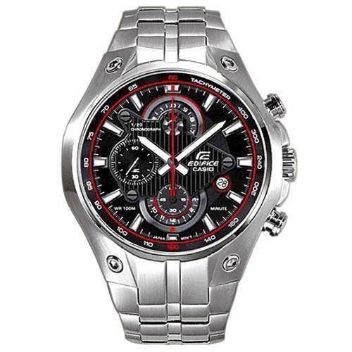 Image of Casio Edifice mat rustfri stål quartz (5276) Herre ur, model EFR-521D-1AVEF